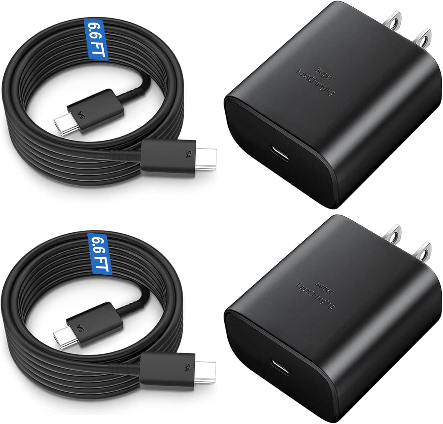 45W Super Fast Charger Type C, USB C Android Phone Charger Fast Charging Cord wi...