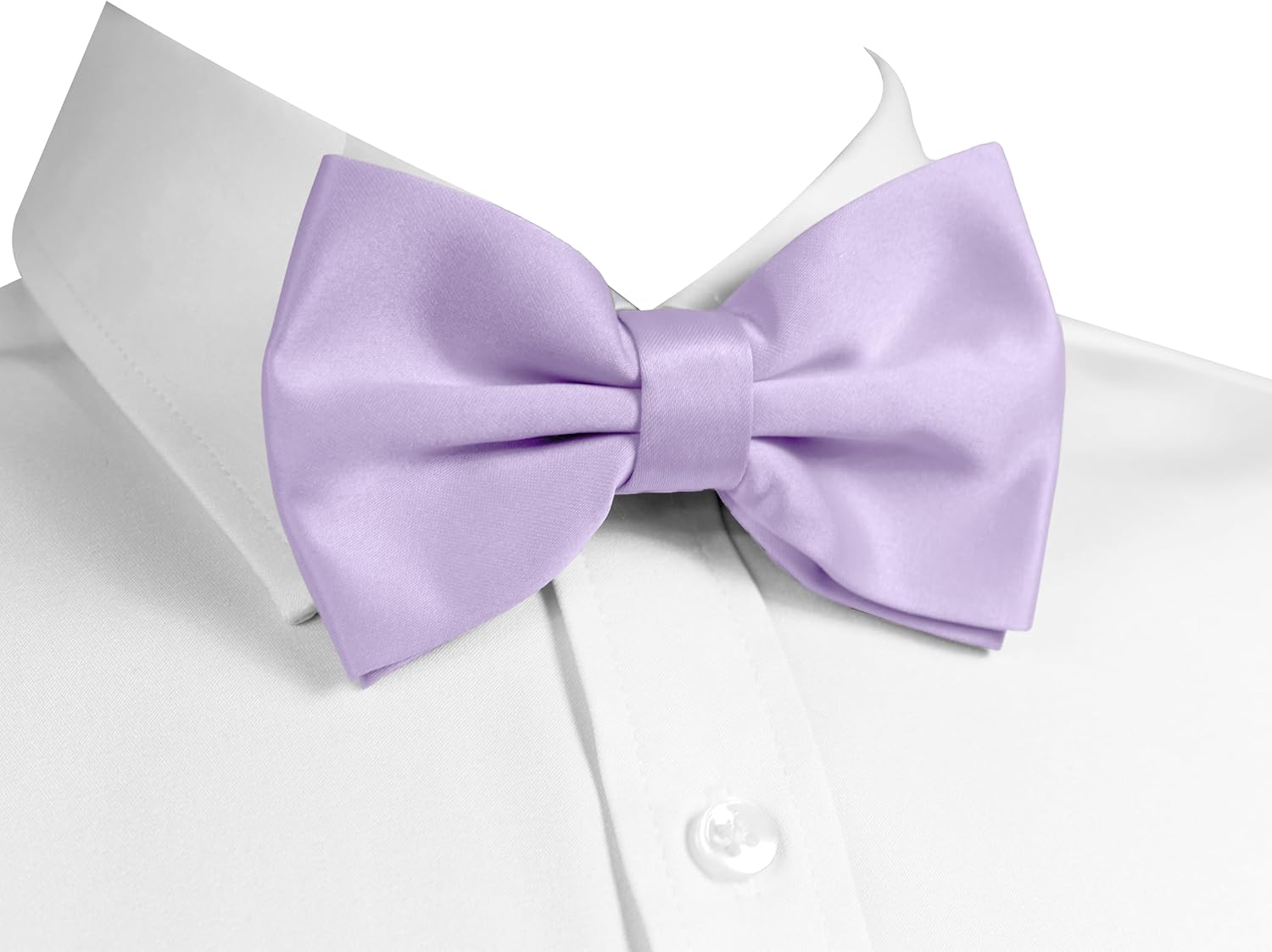 trilece Bow Ties for Men - Men's Solid Pretied Bowties for Formal Wear - Adjusta...