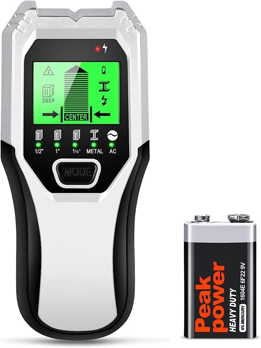 FOLAI Stud Detector, 5-in-1 Wall Scanner for Wood, AC Wire, Metal Studs, Cables,...