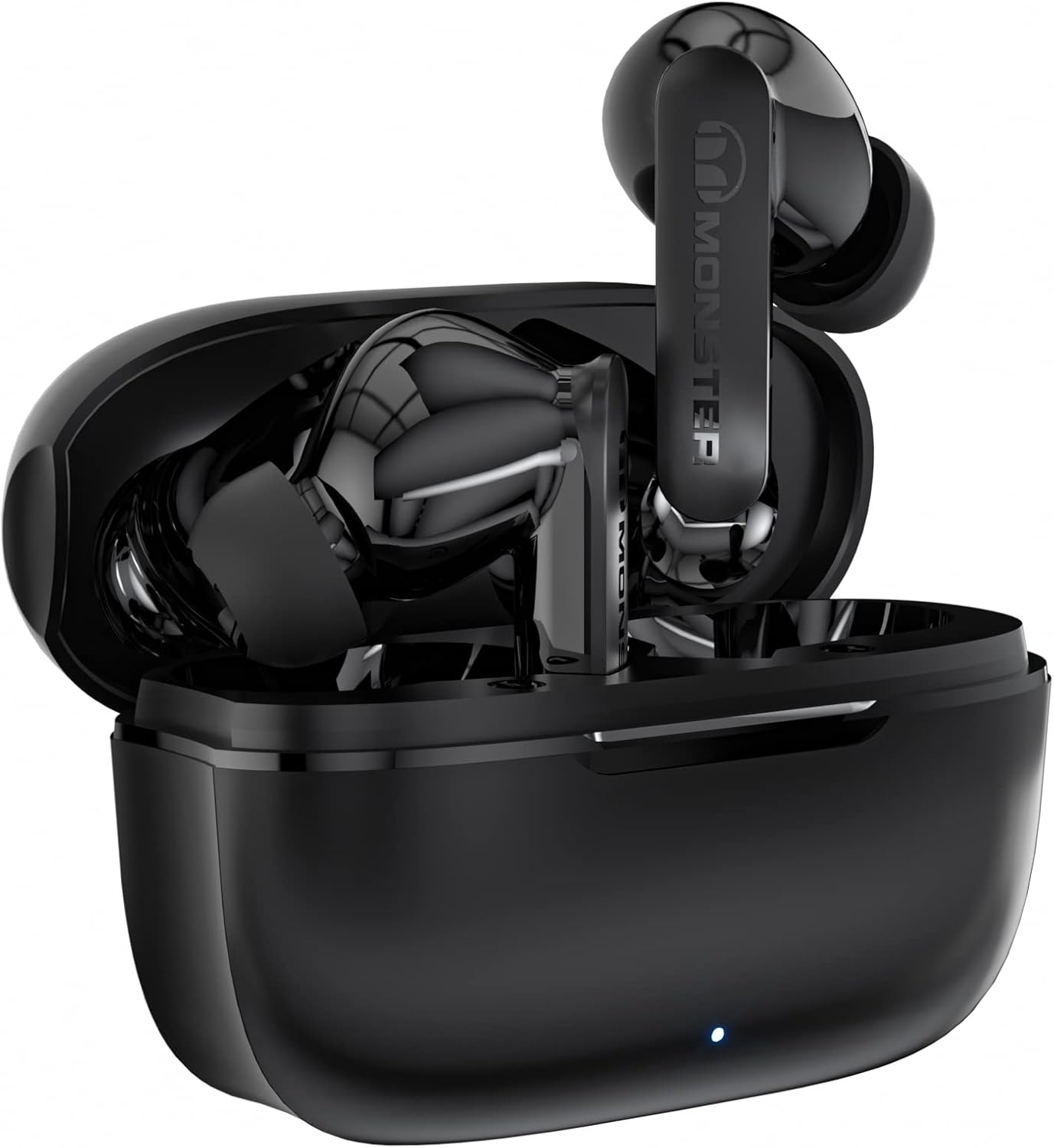 Monster N-Lite Clear Talk Wireless Earbuds, IPX8 Waterproof Earphones, Bluetooth...