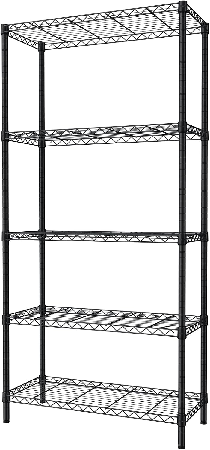 SINGAYE 5 Shelf Adjustable Heavy Duty Storage Shelving Unit 350 lbs per Shelf St...