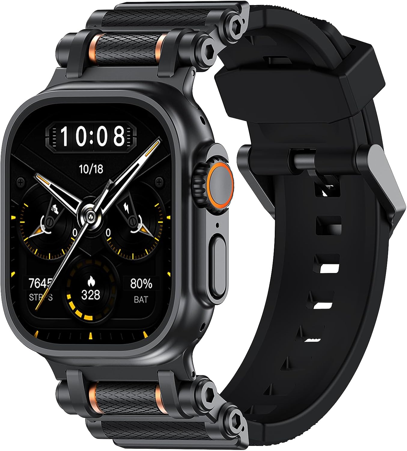 TAURI Designed for Apple Watch Band for Apple Watch Ultra 2/ Ultra 49mm [Liquid...