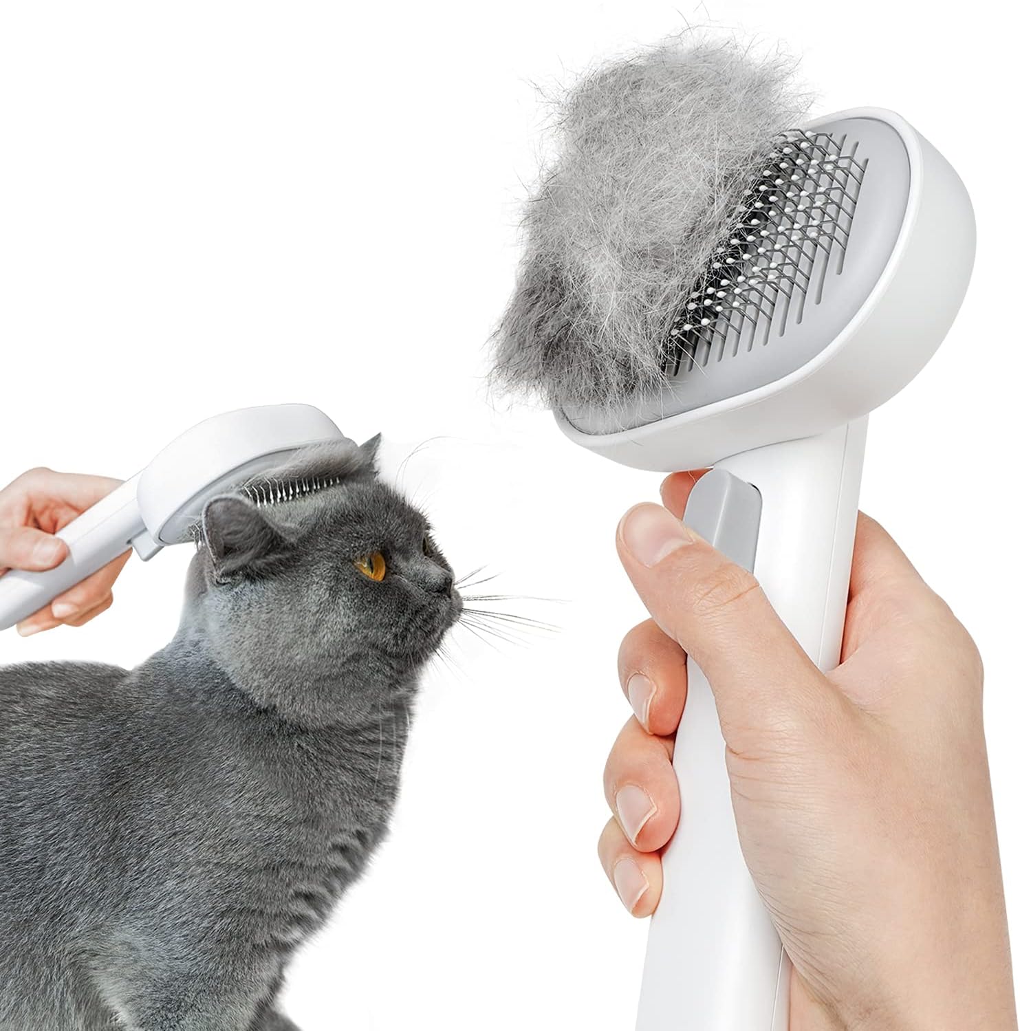 aumuca Cat Brush for Shedding, Cat Brushes for Ind...