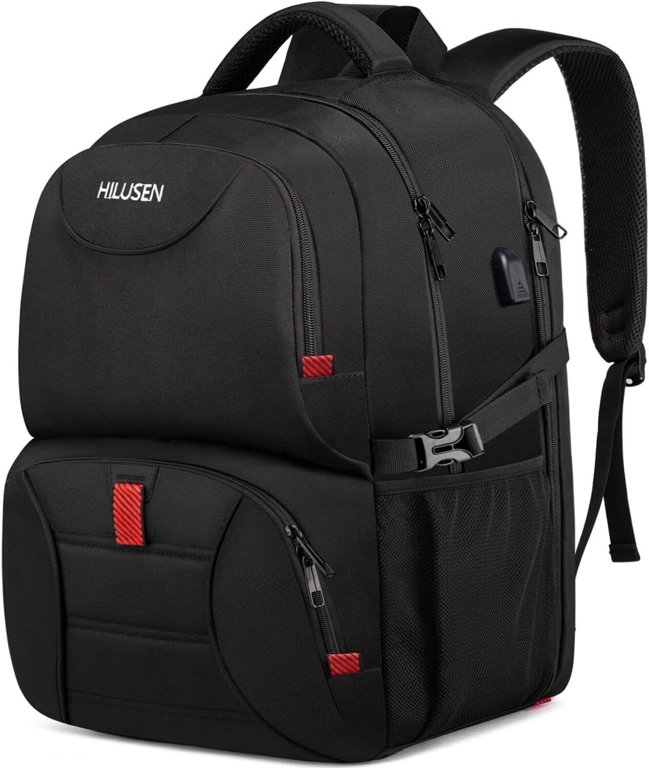 HILUSEN Travel Laptop Backpack for Men,Water Resistant Lunch Backpack Work Backp...