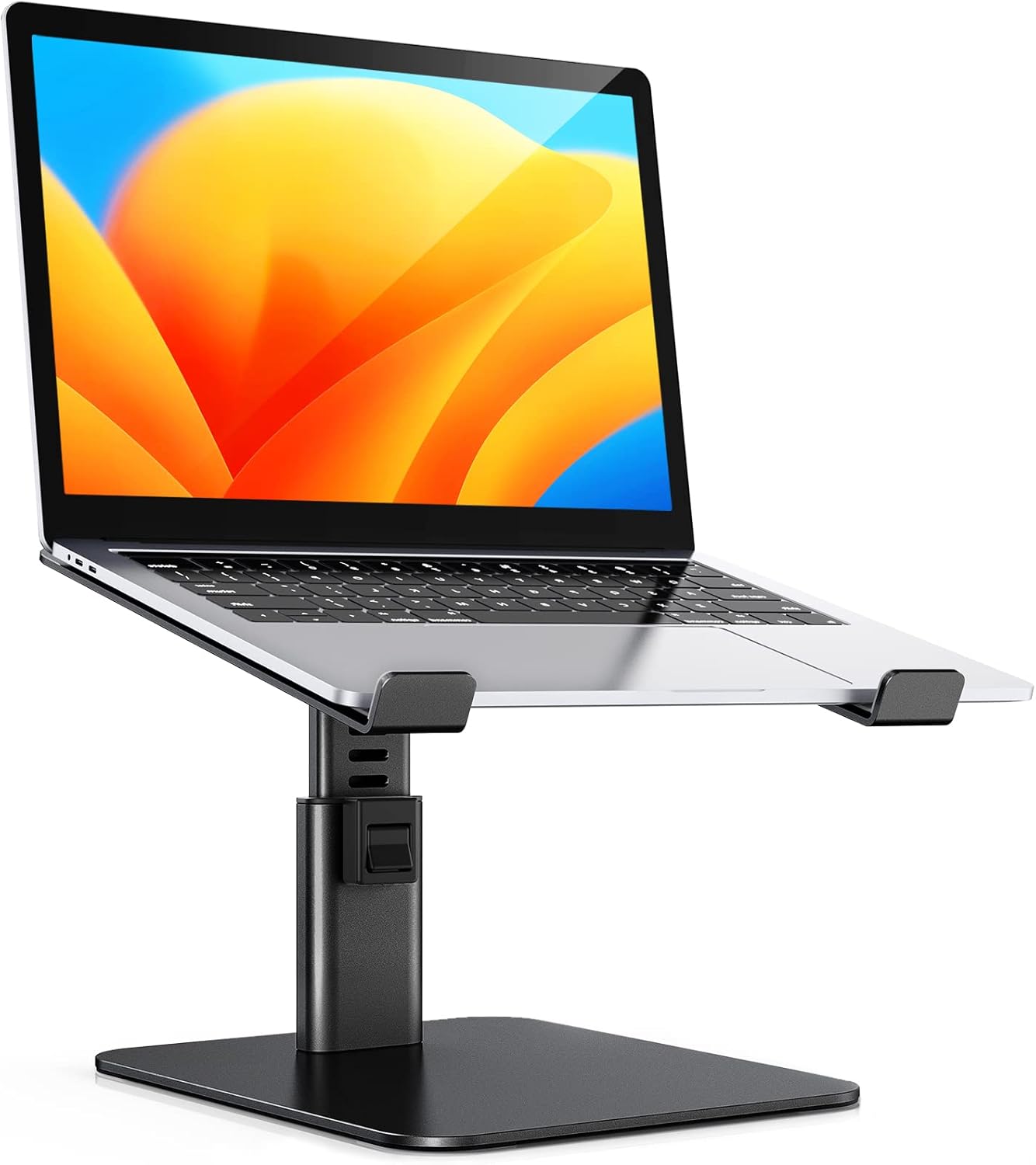 Babacom Laptop Stand for Desk, 8 Adjustable Height Aluminum Laptop Riser, Ergono...
