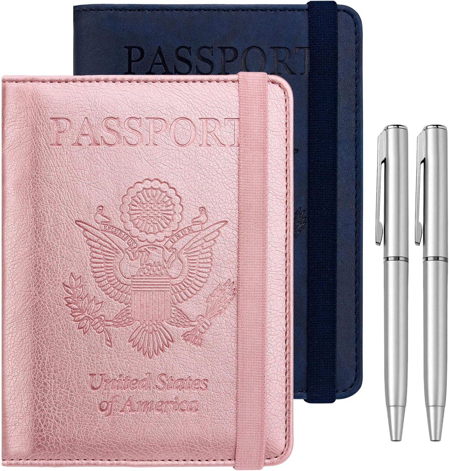 WALNEW Passport Holder for Travel, RFID Passport Cover Wallet for Women Men, PU...