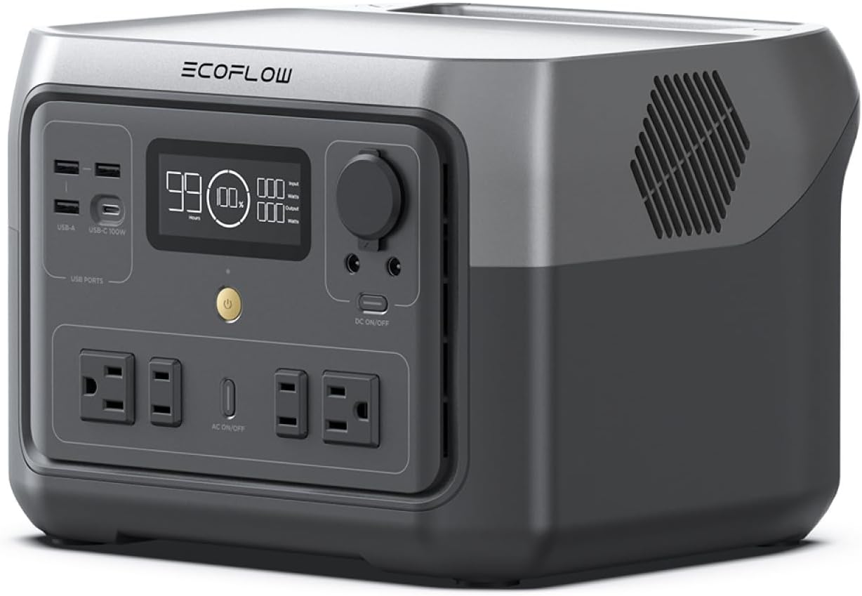 EF ECOFLOW Portable Power Station RIVER 2 Max 500,...
