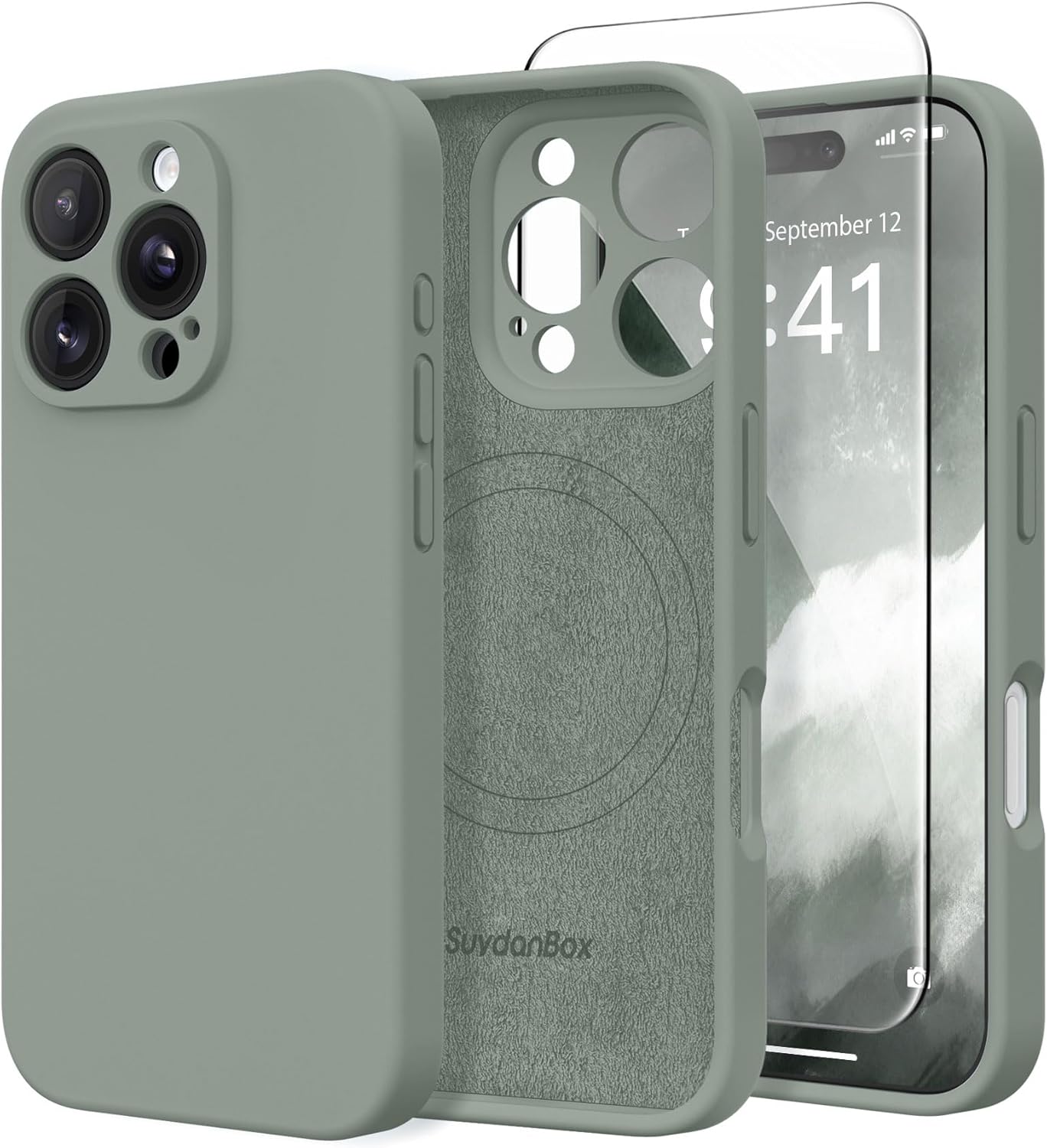 Magnetic for iPhone 16 Pro Max Case, Compatible with MagSafe, [Full Camera Prote...