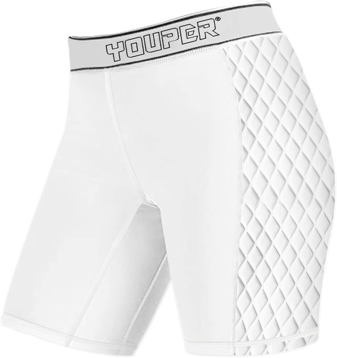 Youper Women's Classic Softball Sliding Shorts, Compression Padded Slider Shorts