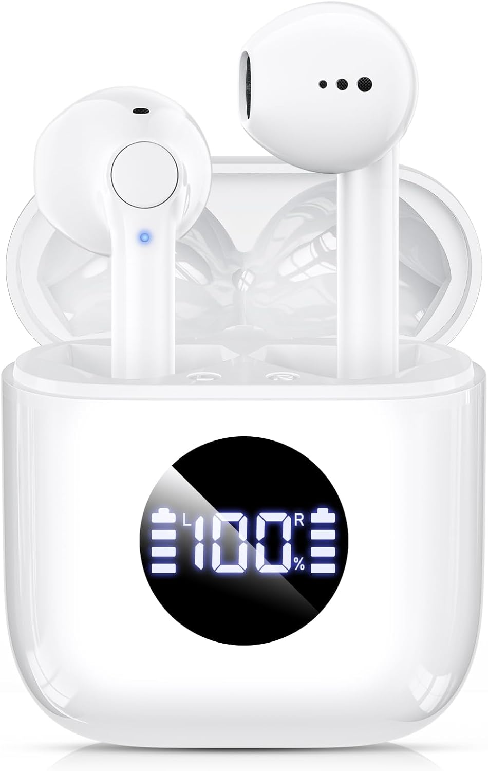 Wireless Earbuds, Bluetooth 5.3 Headphones with Charging Case, Lightweight in-Ea...