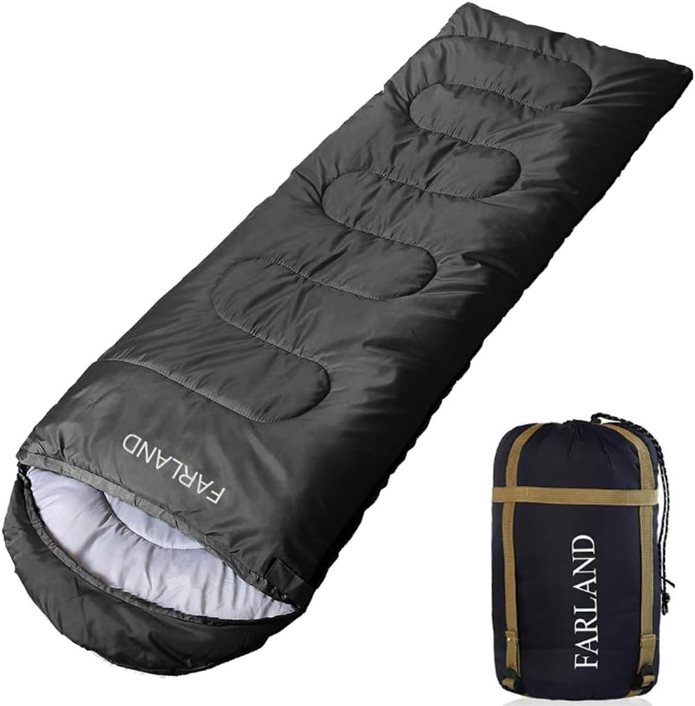 FARLAND Sleeping Bags 20℉ for Adults Teens Kids with Compression Sack Portable a...