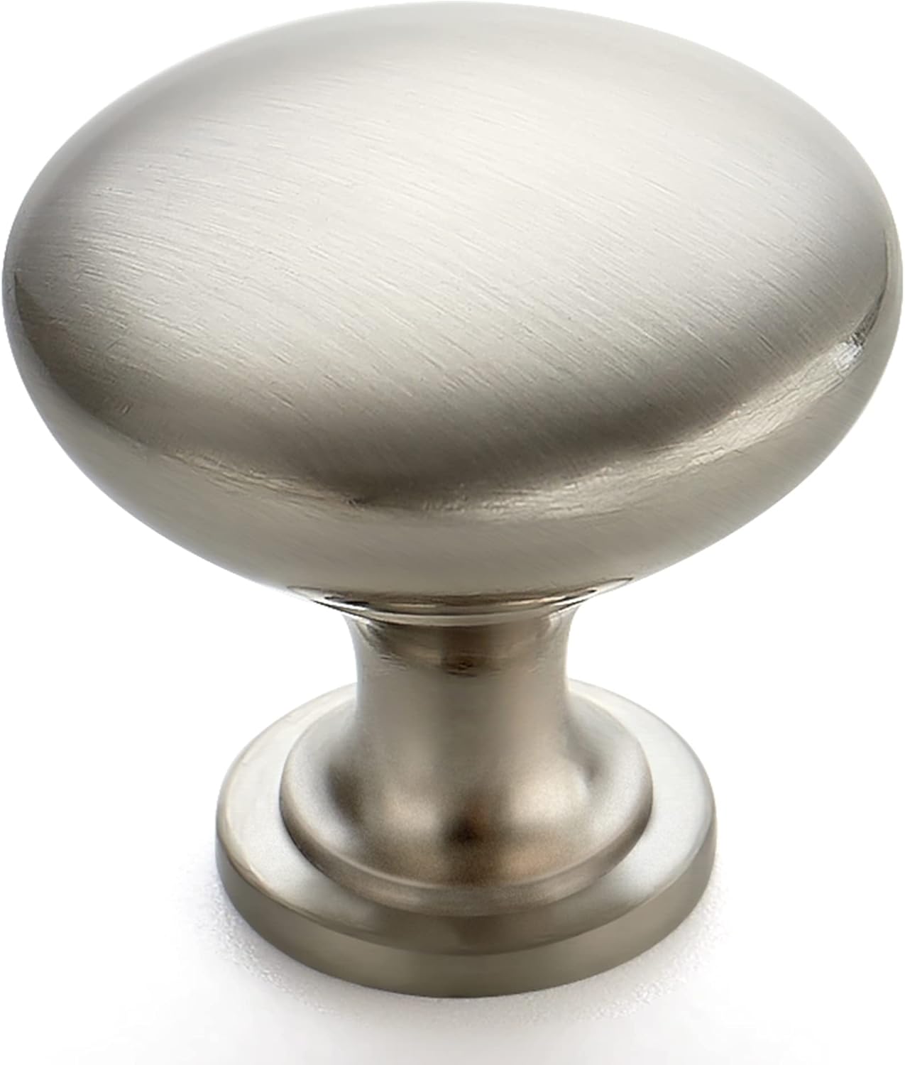 Ravinte 30 Pack Brushed Nickel Round Zinc Cabinet Knobs for Kitchen Bathroom Clo...