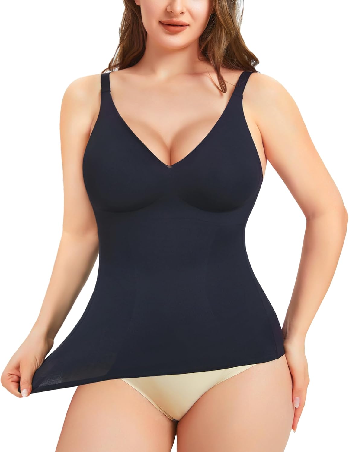 LODAY Compression Tank Tops for Women Tummy Control Shapewear Seamless Body Shap...