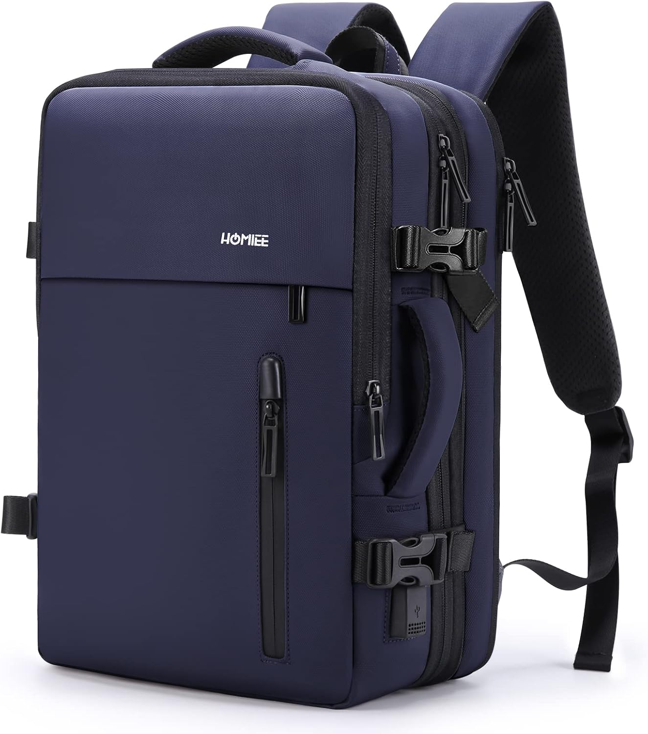 HOMIEE Carry on Travel Backpack Cabin Size, Expandable 30 40L Flight Approved Ca...