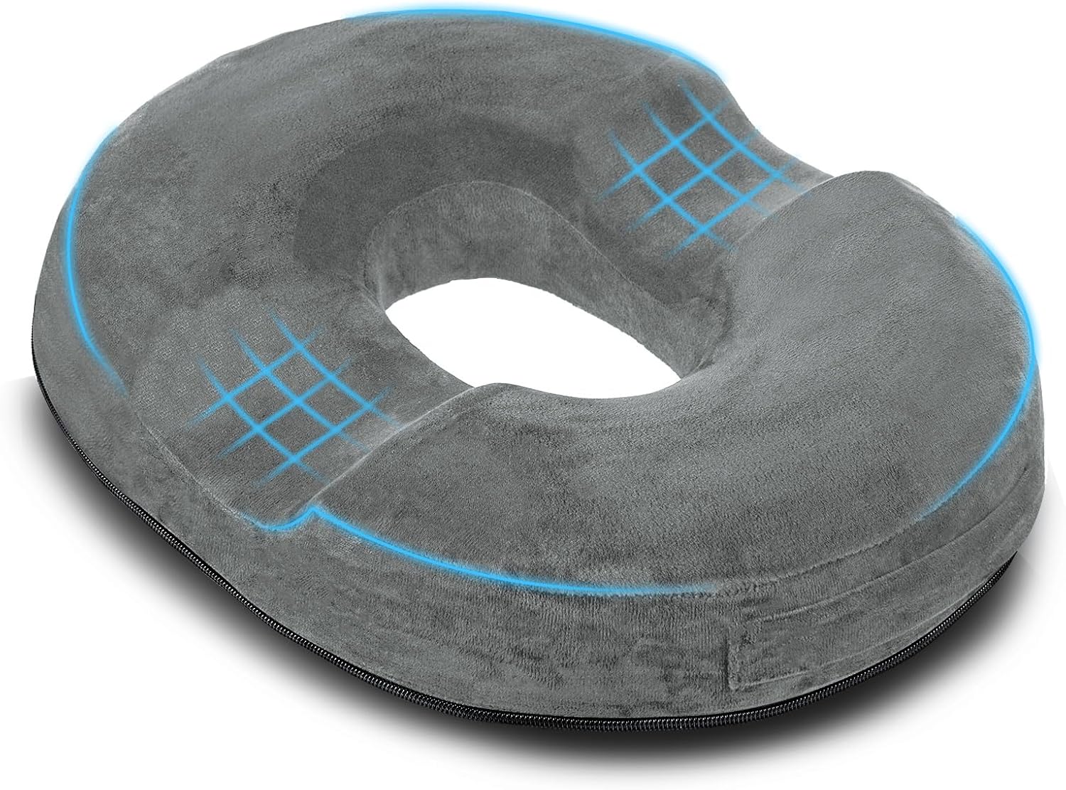 Ecosafeter Donut Cushion Memory Foam Hemorrhoids Cushion For Postpartum & Coccyx...