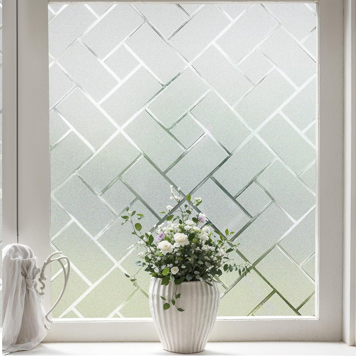 Modern Coavas Window Privacy Film, Special Frosted Films for Stylish Frosted Win...