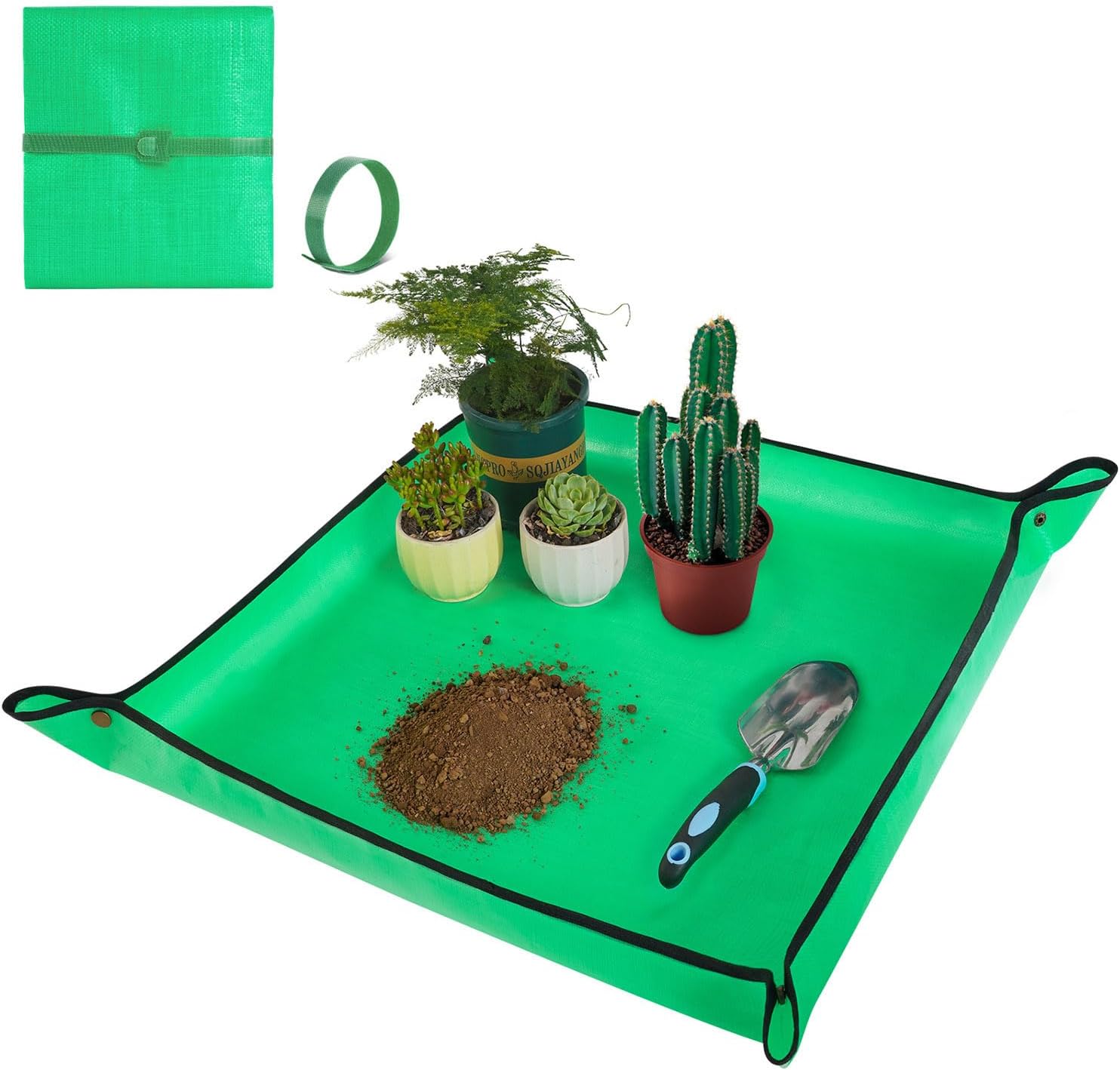 Repotting Mat for Indoor Plant Transplanting and Mess Control 27"x 27" Thickened...