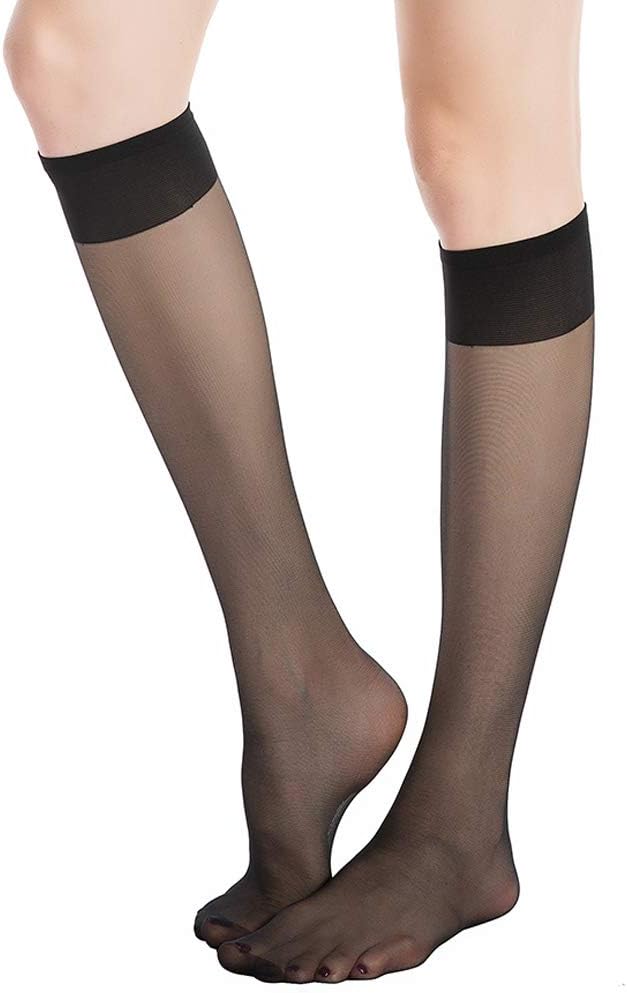 MANZI Women's Knee High Pop Socks, Special 12 Pairs Breathable Socks, High-Quali...