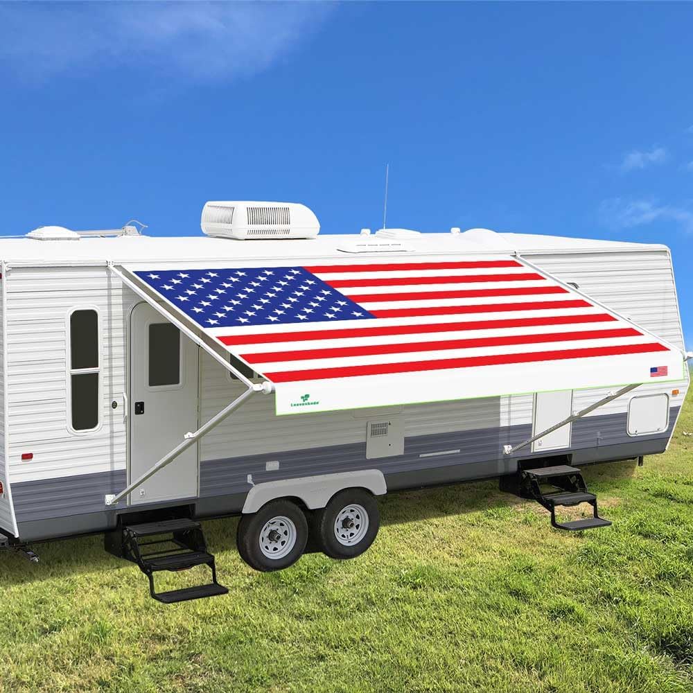 Leaveshade RV Awning Fabric Replacement Motorhome Camper Trailer Awning Fabric S...