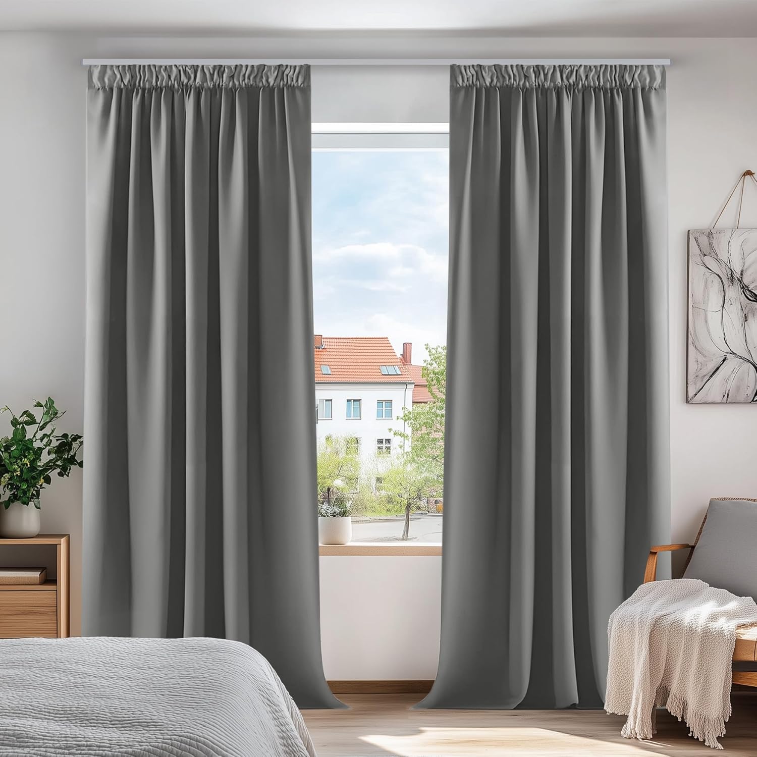 High-Quality Deconovo Super Soft Thermal Insulated Curtains, Special Blackout Cu...