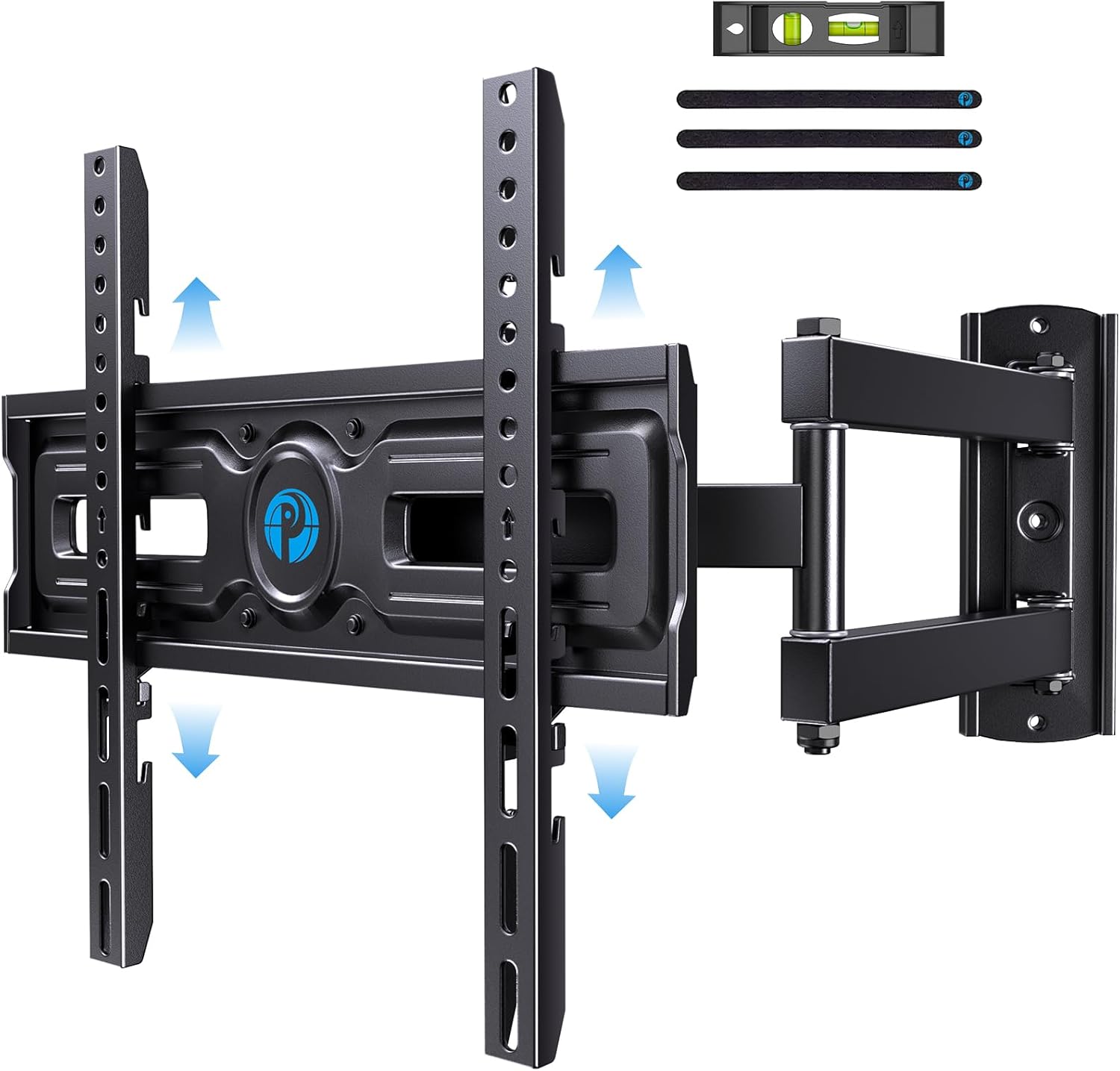 Pipishell Full Motion TV Wall Mount for Most 26-60 inch Flat & Curved TVs up to...