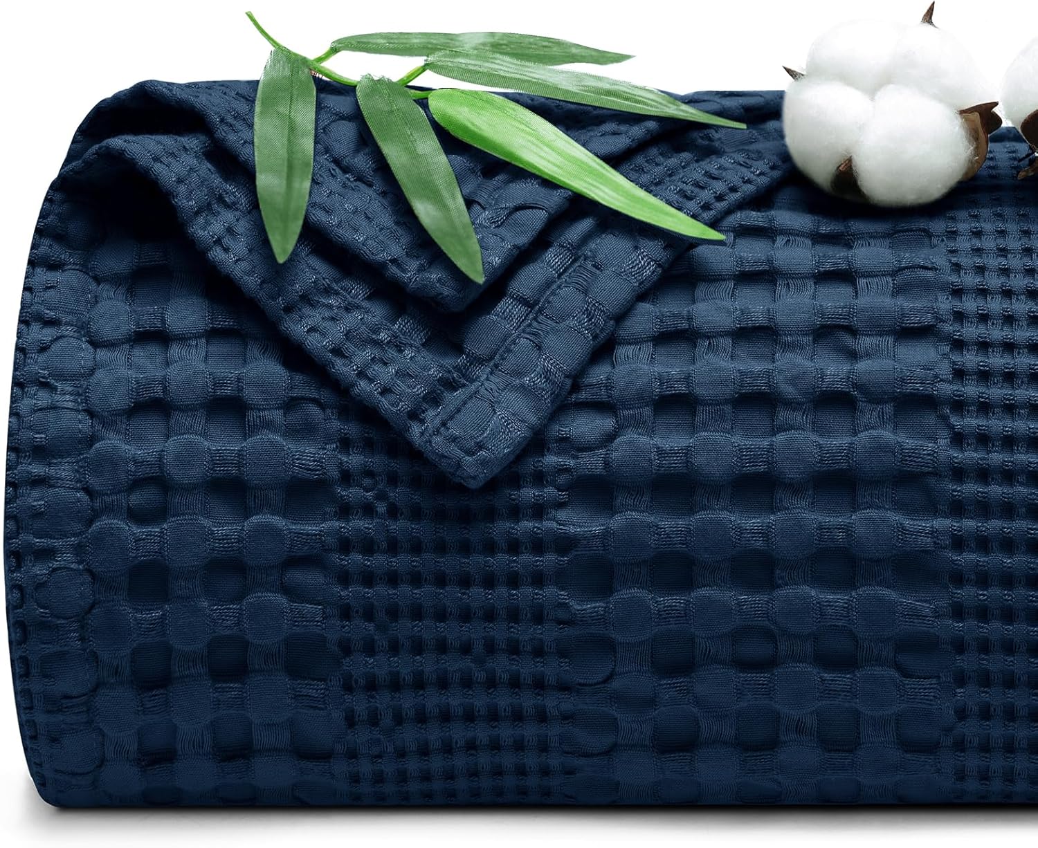 PHF Cooling Waffle Blanket King Size, Lightweight 60% Rayon Derived from Bamboo...