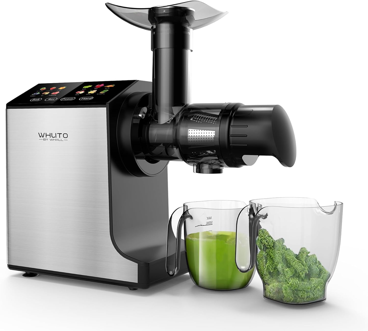 Masticating Juicer Machines, Cold Press Juicer, Easy to Clean with Brush, Touch...