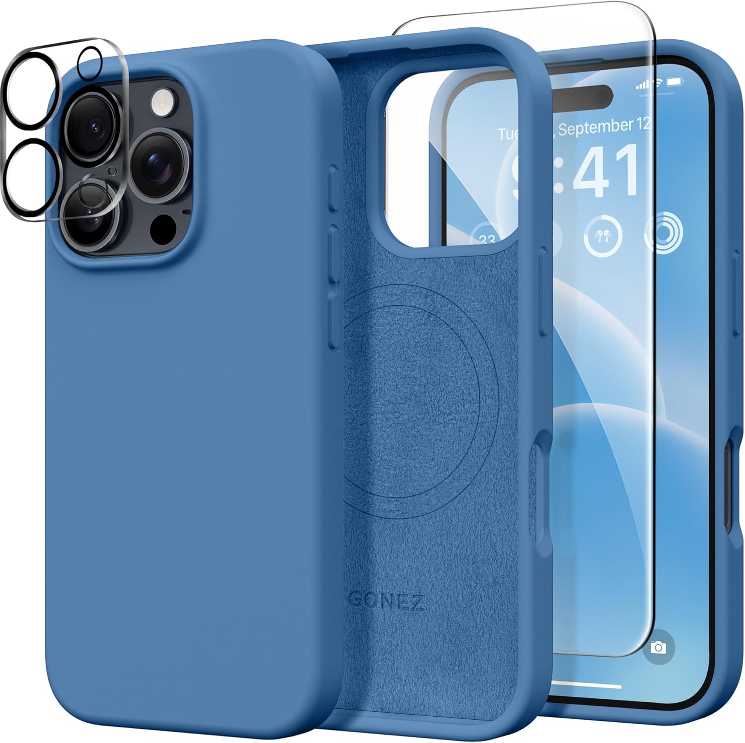 GONEZ Magnetic for iPhone 16 Pro Case, Compatible with MagSafe, [Screen Protecto...