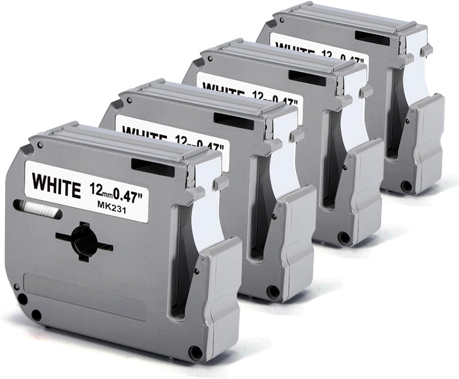 Labelife M-K231 Label Tape Replace for Brother P Touch M Tape M-K231S M231 MK231...