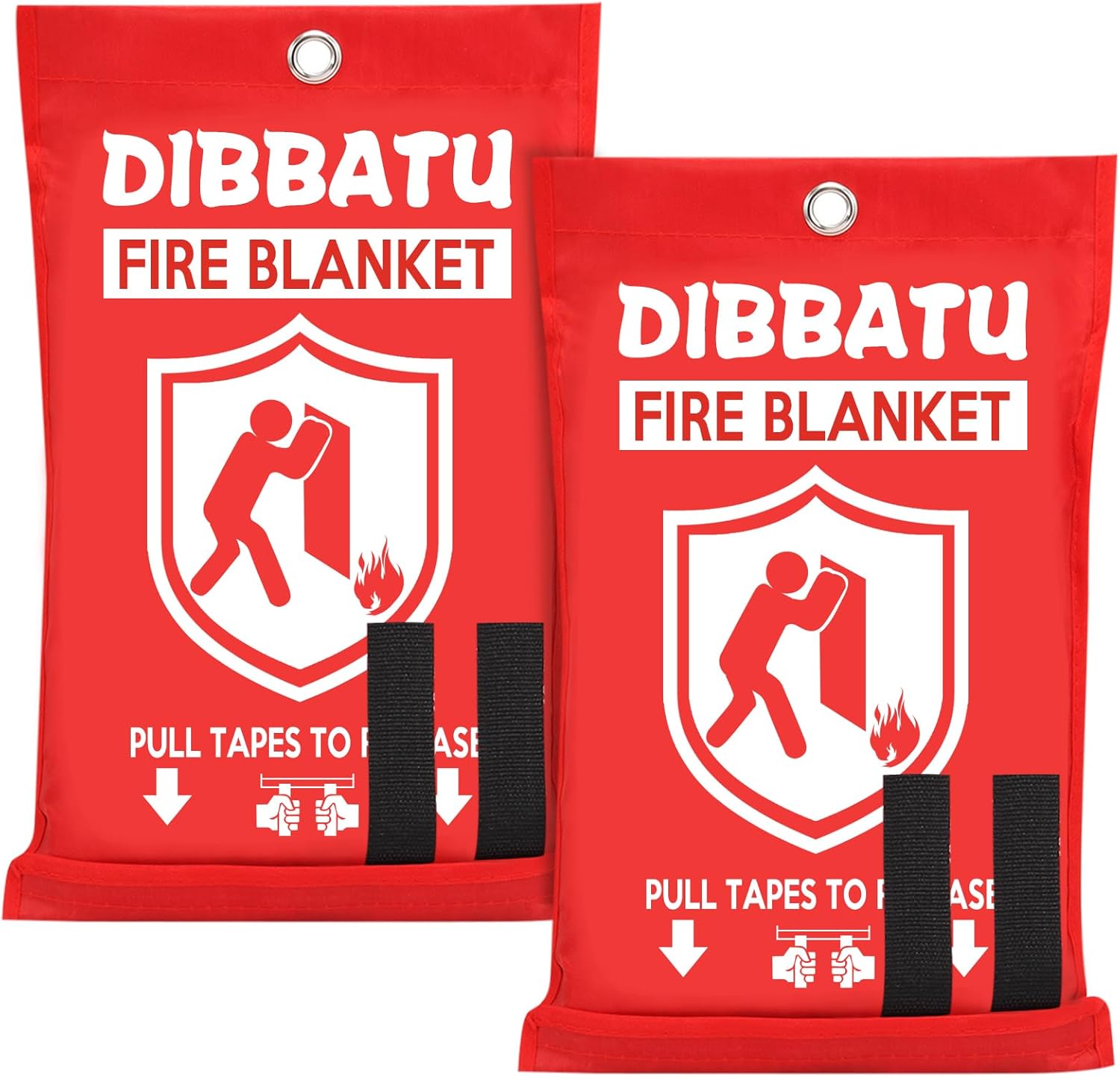 DIBBATU Fire Blanket for Home and Kitchen, Fire Blankets Emergency for Home, Eme...