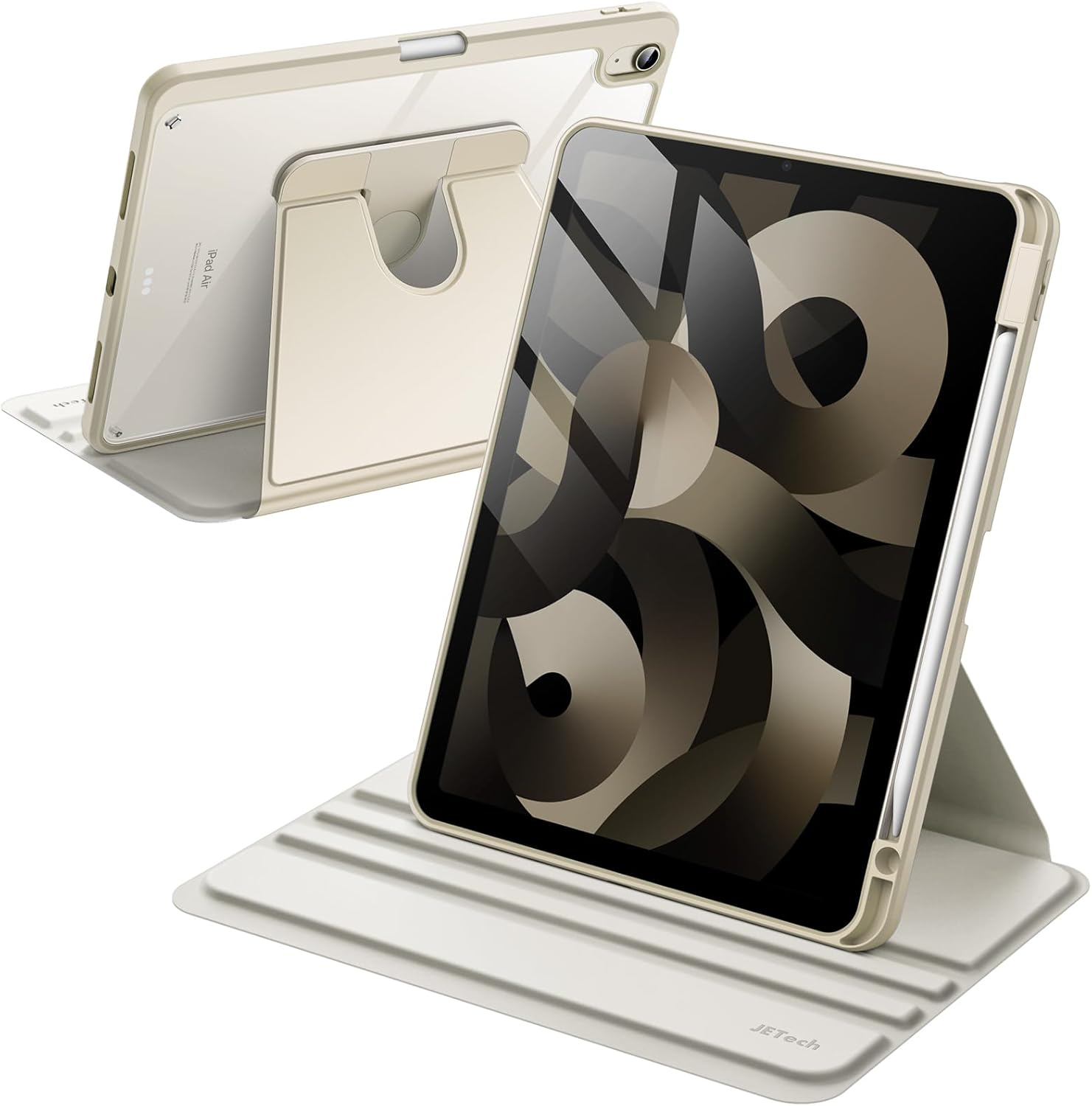JETech Rotating Case for iPad Air 11-Inch M3/M2 (2025/2024), iPad Air 5/4 (2022/...