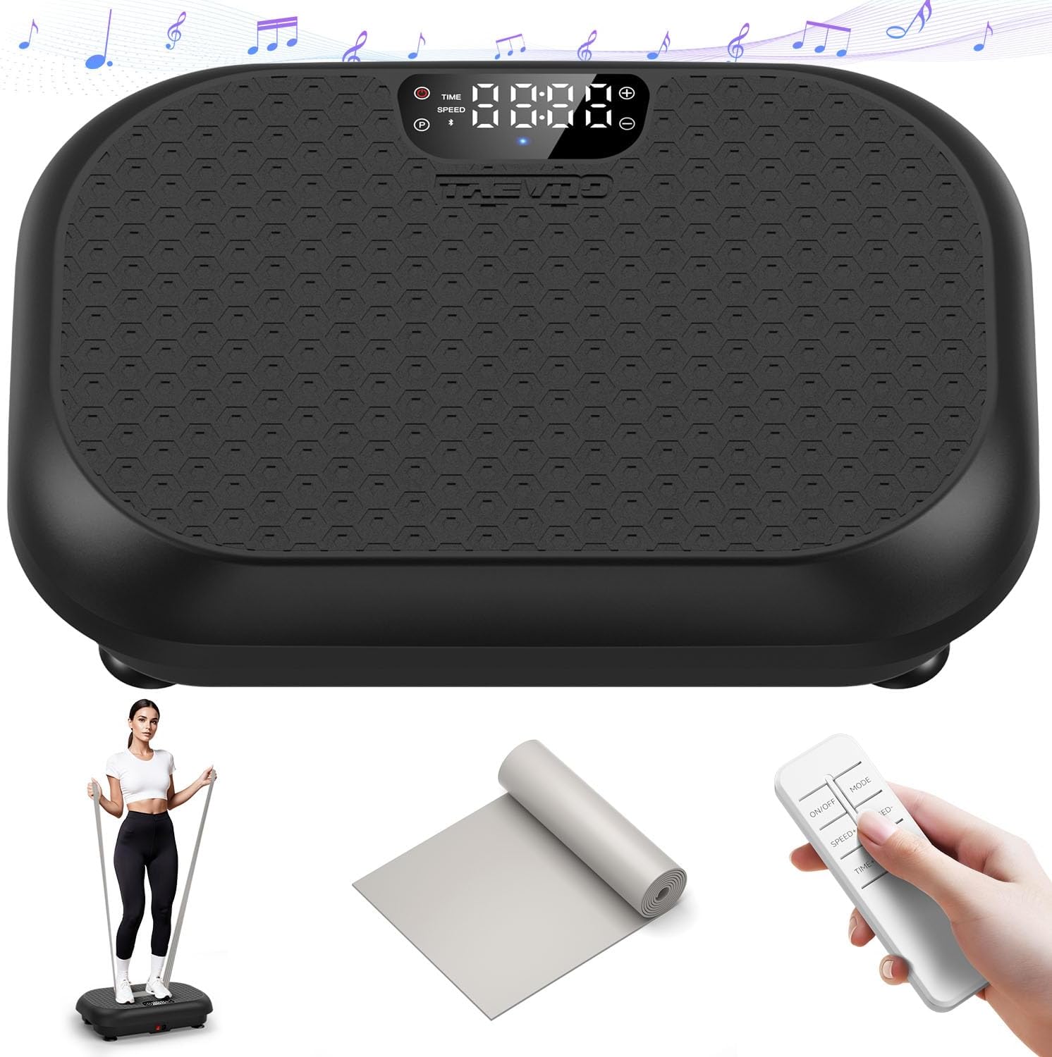 Vibration Plate Exercise Machine Weight Loss, Full Body Shaker Workout Vibration...