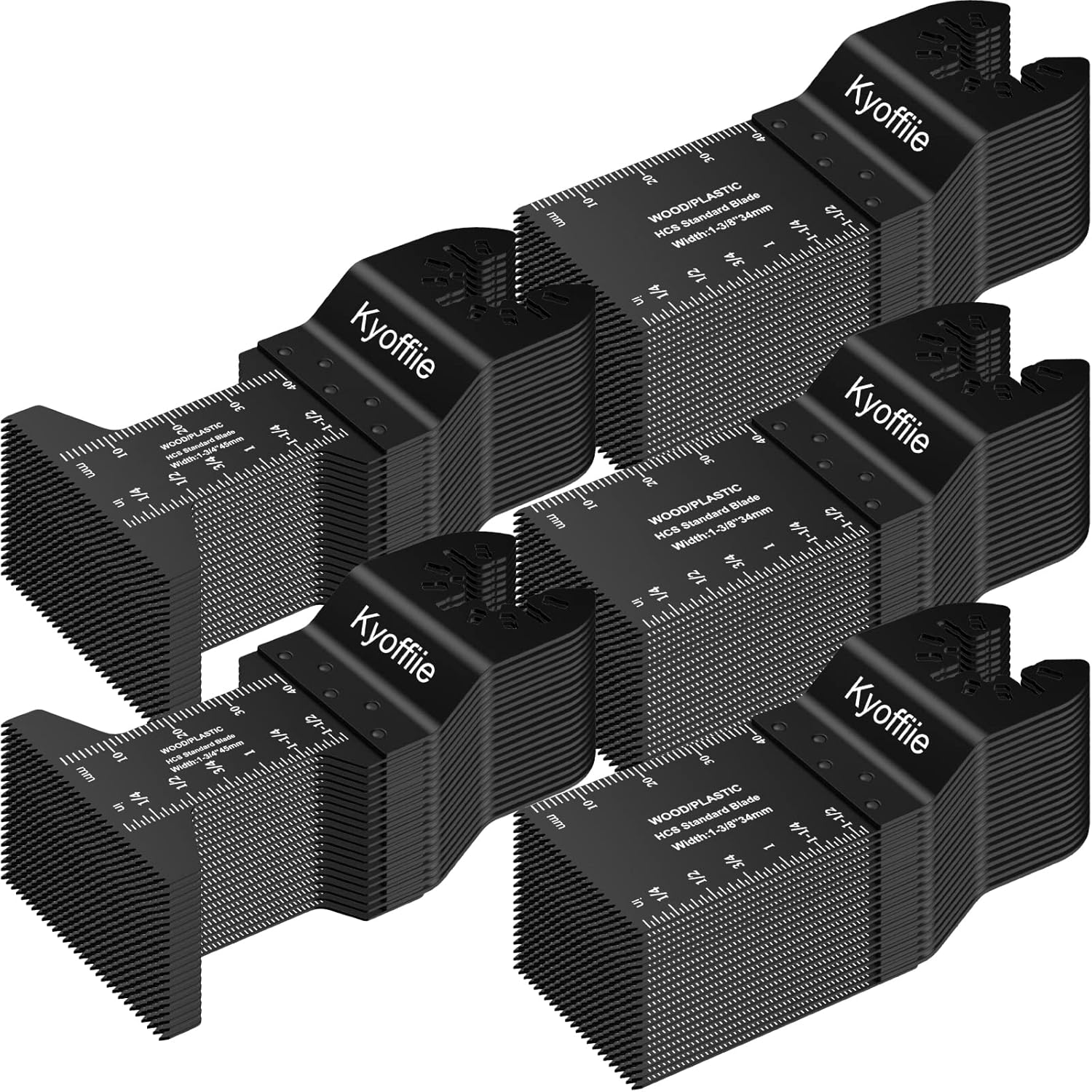 100Pcs Oscillating Saw Blades, Quick Release Multi...