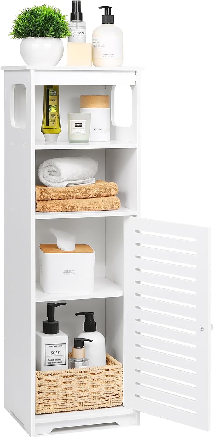 UTOKON Bathroom Cabinet, Special Waterproof Storage Cabinet Furniture, Innovativ...