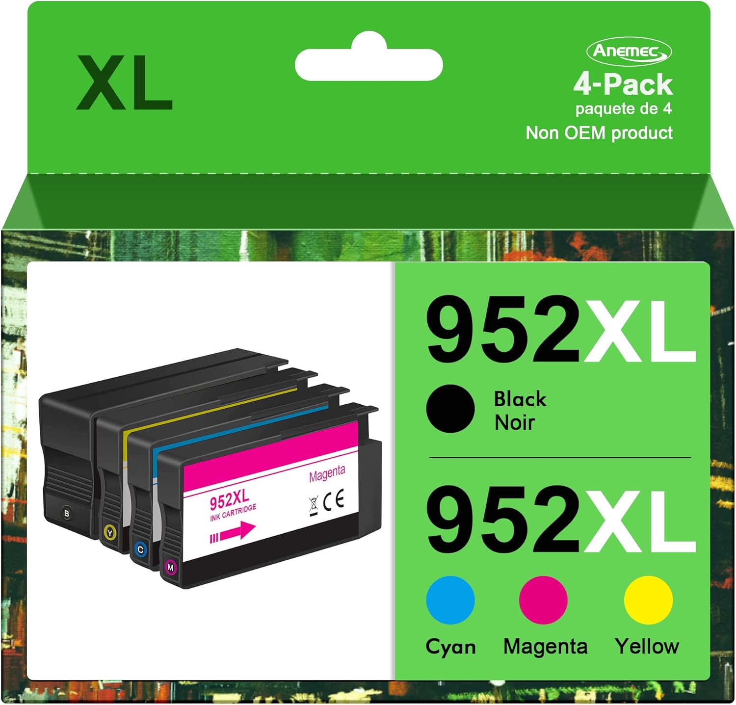 952XL Ink Cartridges Replacement for HP 952XL Ink Cartridges Combo Pack |Used in...