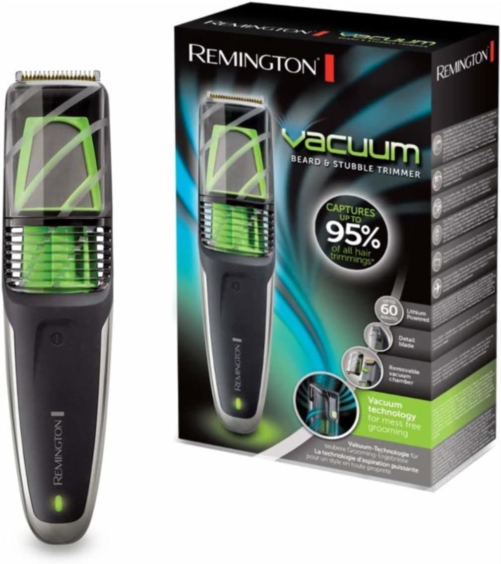 Remington Vacuum Beard and Stubble Trimmer (Vacuum...