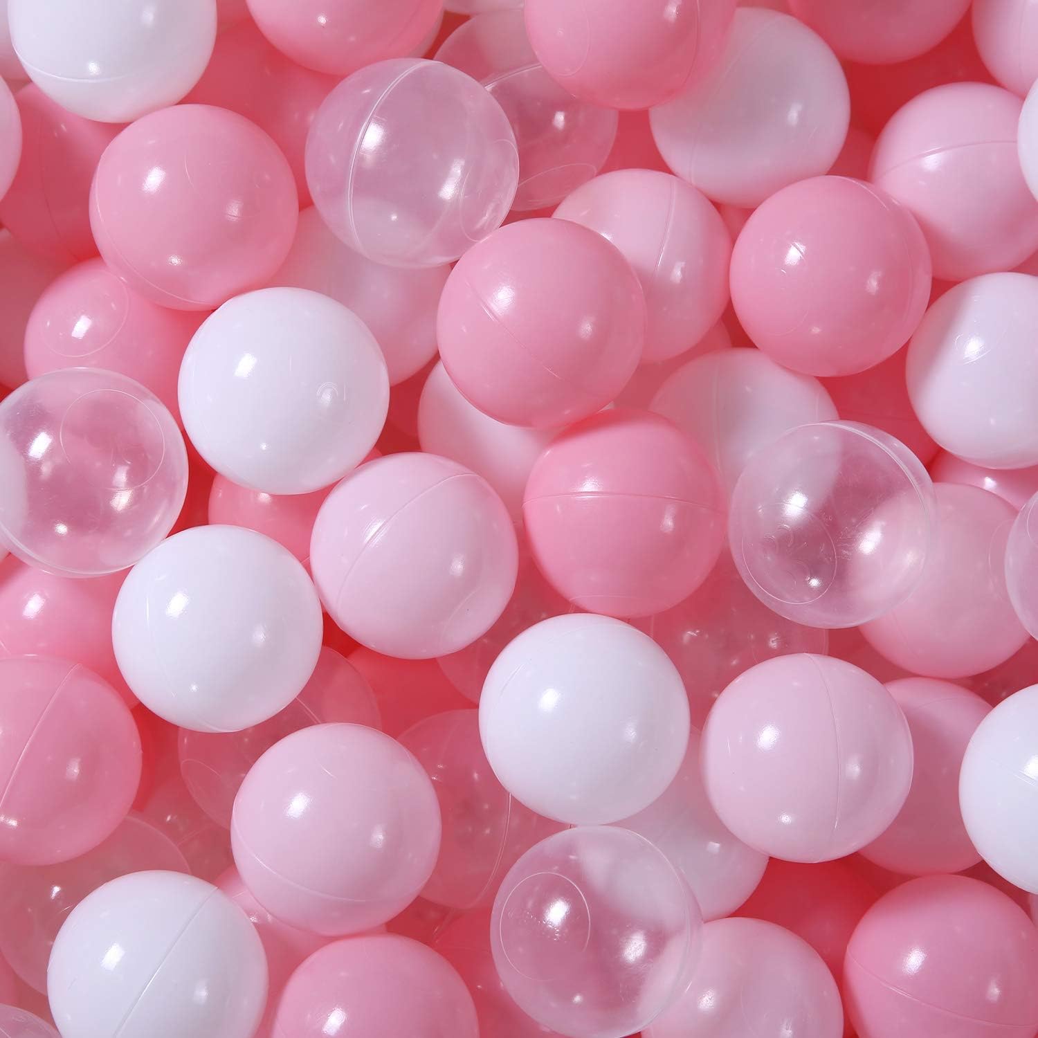 GOGOSO Ball Pit Balls for Toddler, Baby Plastic Playballs Kids Soft Pastel Pelot...