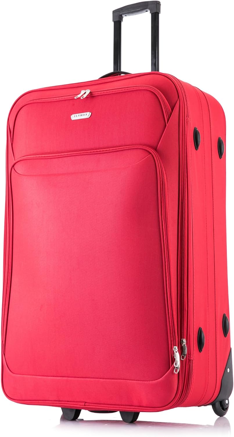 FLYMAX 32" Extra Large Suitcase, Special Lightweight Luggage for Travel, Expanda...