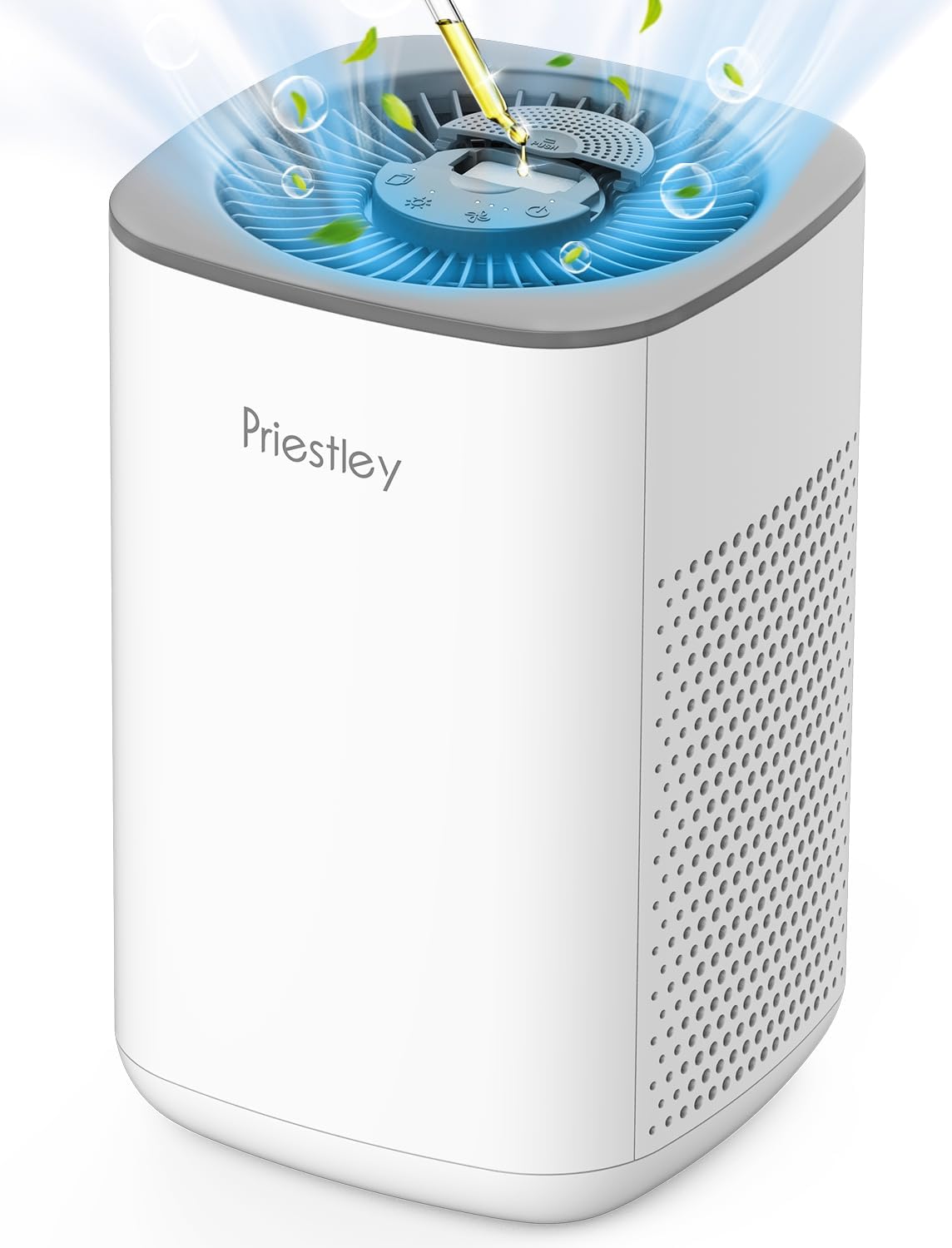 Priestley Air Purifiers for Small Home Bedroom Dorm Office Desktop, 20db Quiet 3...