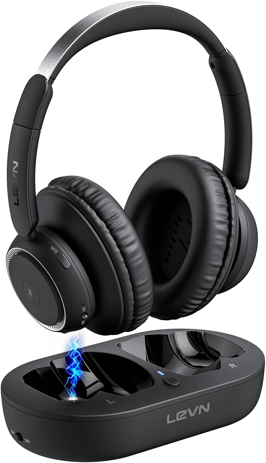 [2024 Updated] LEVN Wireless Headphones for TV Watching, TV Headphones Wireless...
