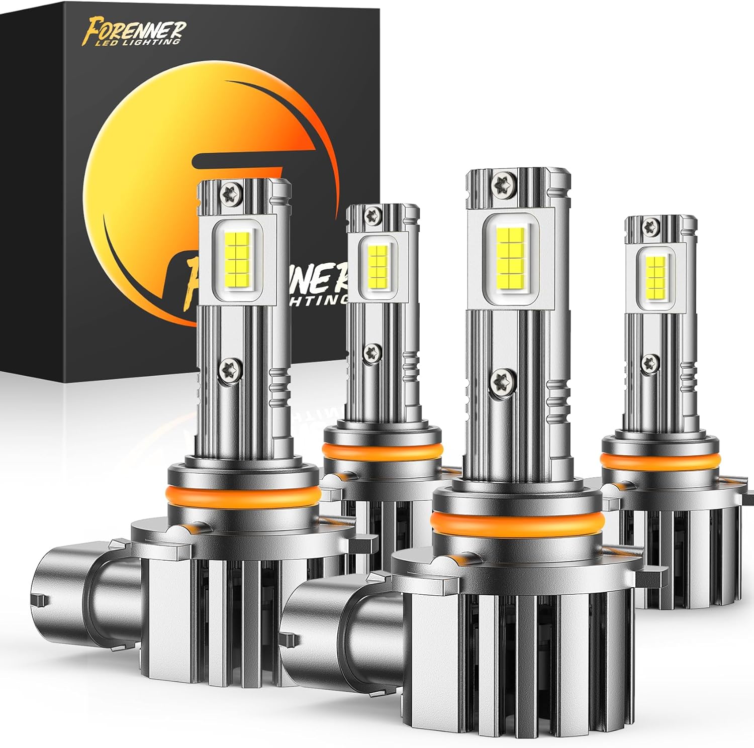 forenner 9006 9005 Light Bulbs, 800% Brighter Light with All-in-one Bulb,1:1 Min...
