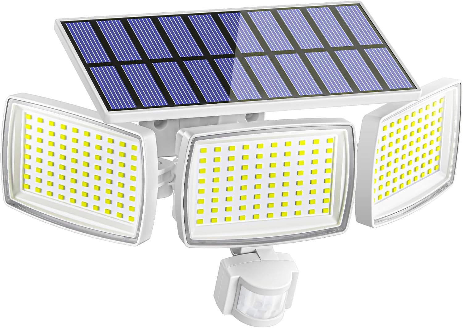 AIXPI Solar Security Lights Outdoor Motion Sensor, 240 LED Security Light with 3...