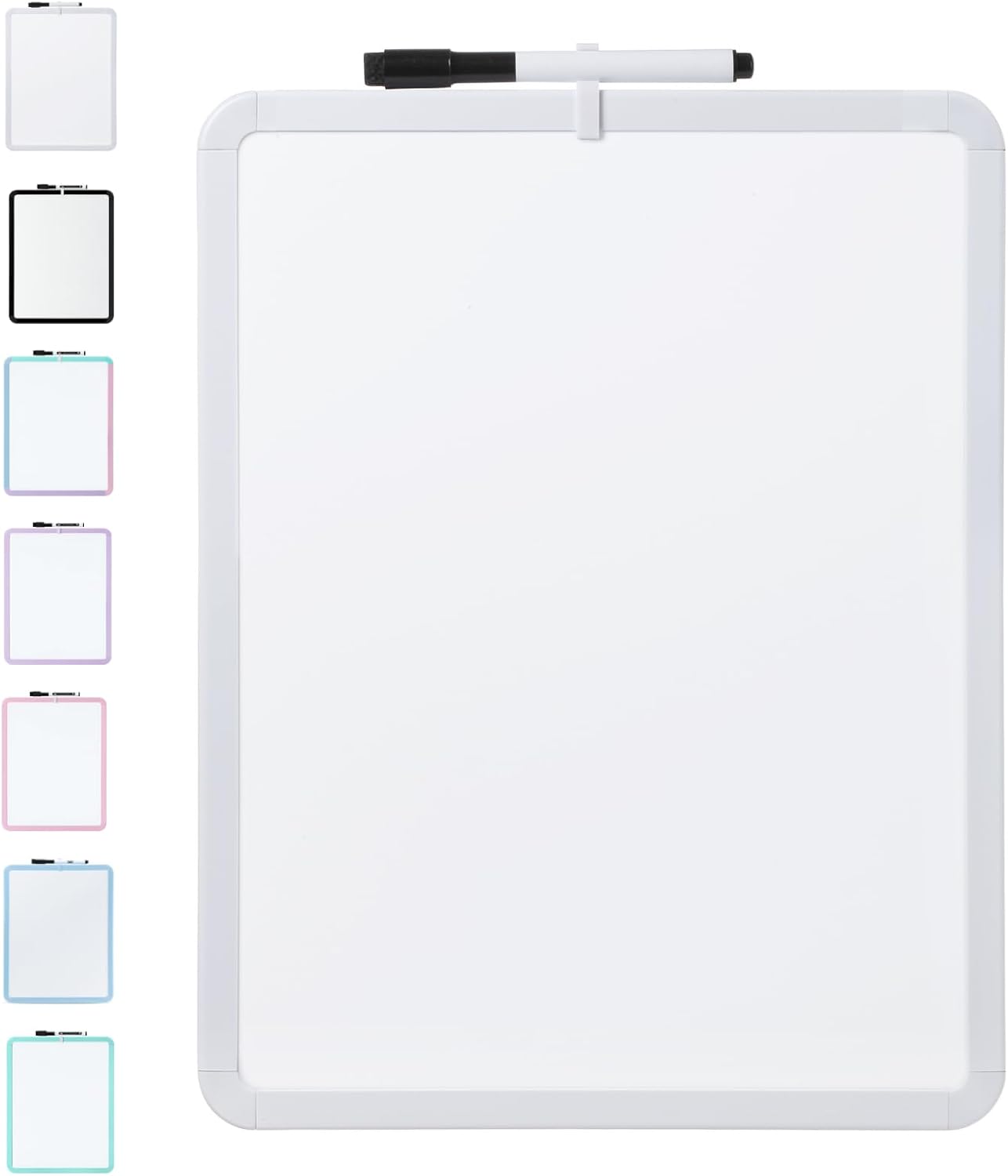 Mr. Pen- Dry Erase Board, 14” x 11” with a Black Dry Erase Marker, Small Mini Wh...