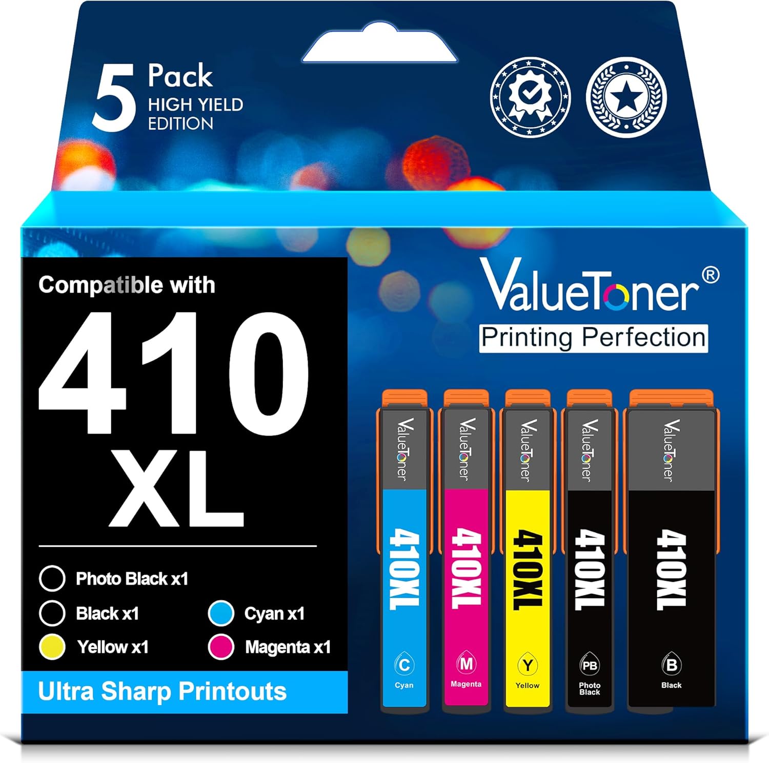 Valuetoner Remanufactured Ink Cartridge Replacement for Epson 410XL Ink Cartridg...