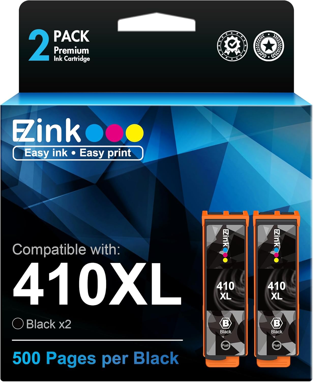 E-Z Ink Remanufactured Ink Cartridge Replacement for Epson 410XL 410 XL T410XL I...