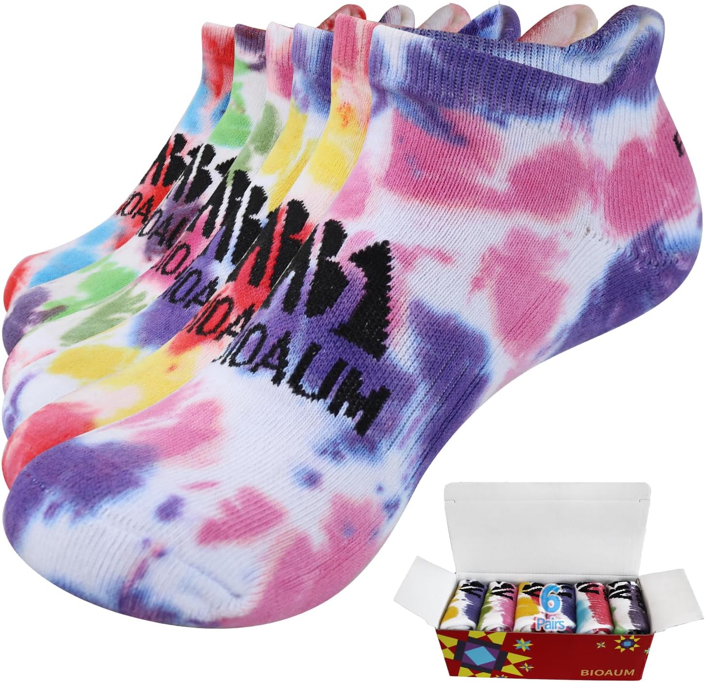 BIOAUM Womens Running Socks, Special Athletic Socks for Cushioned Comfort, Innov...