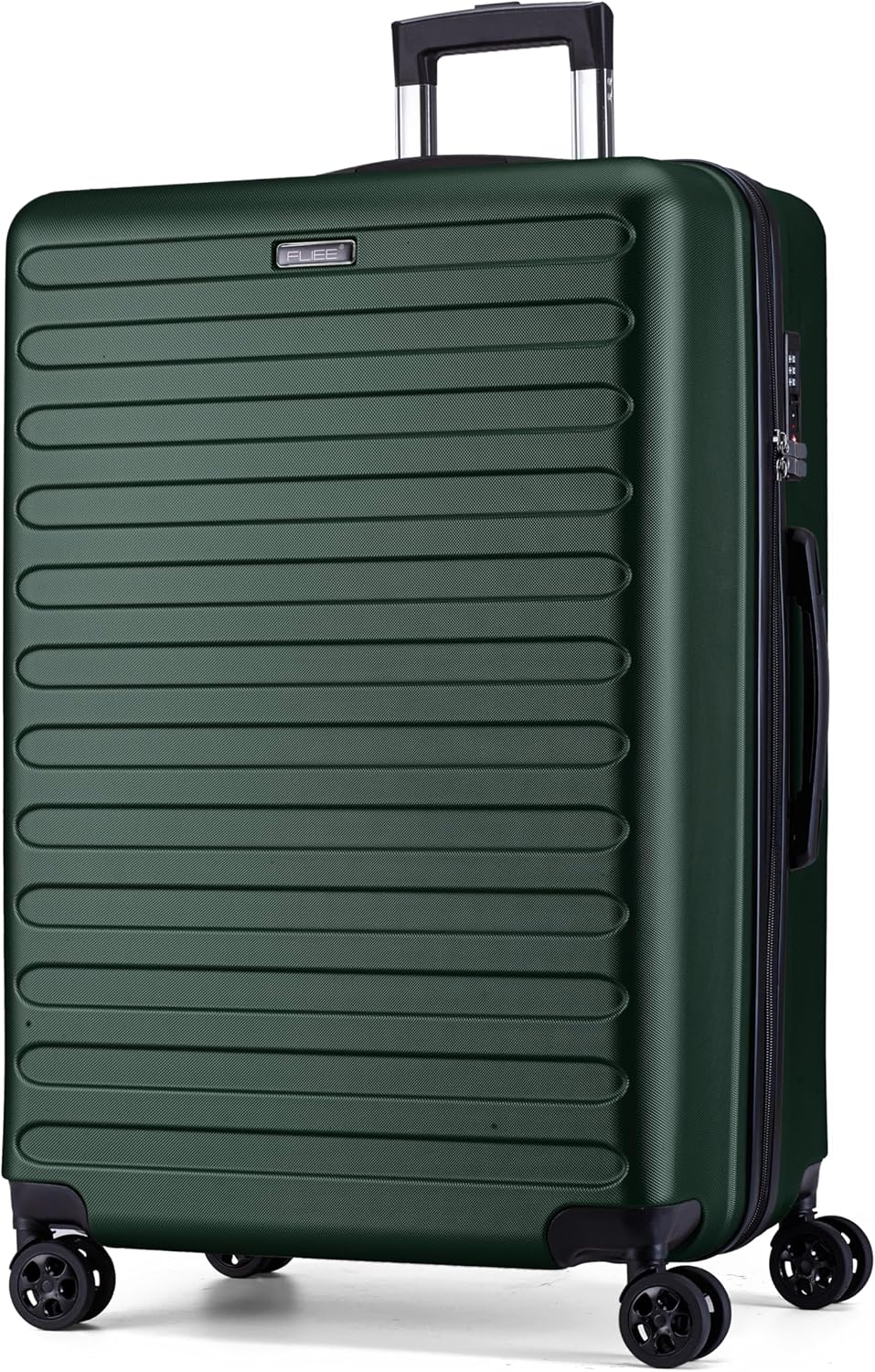 FLIEE Large Suitcase Hard Shell | Aluminum Telescopic Handle | TSA 3 Digit Combi...