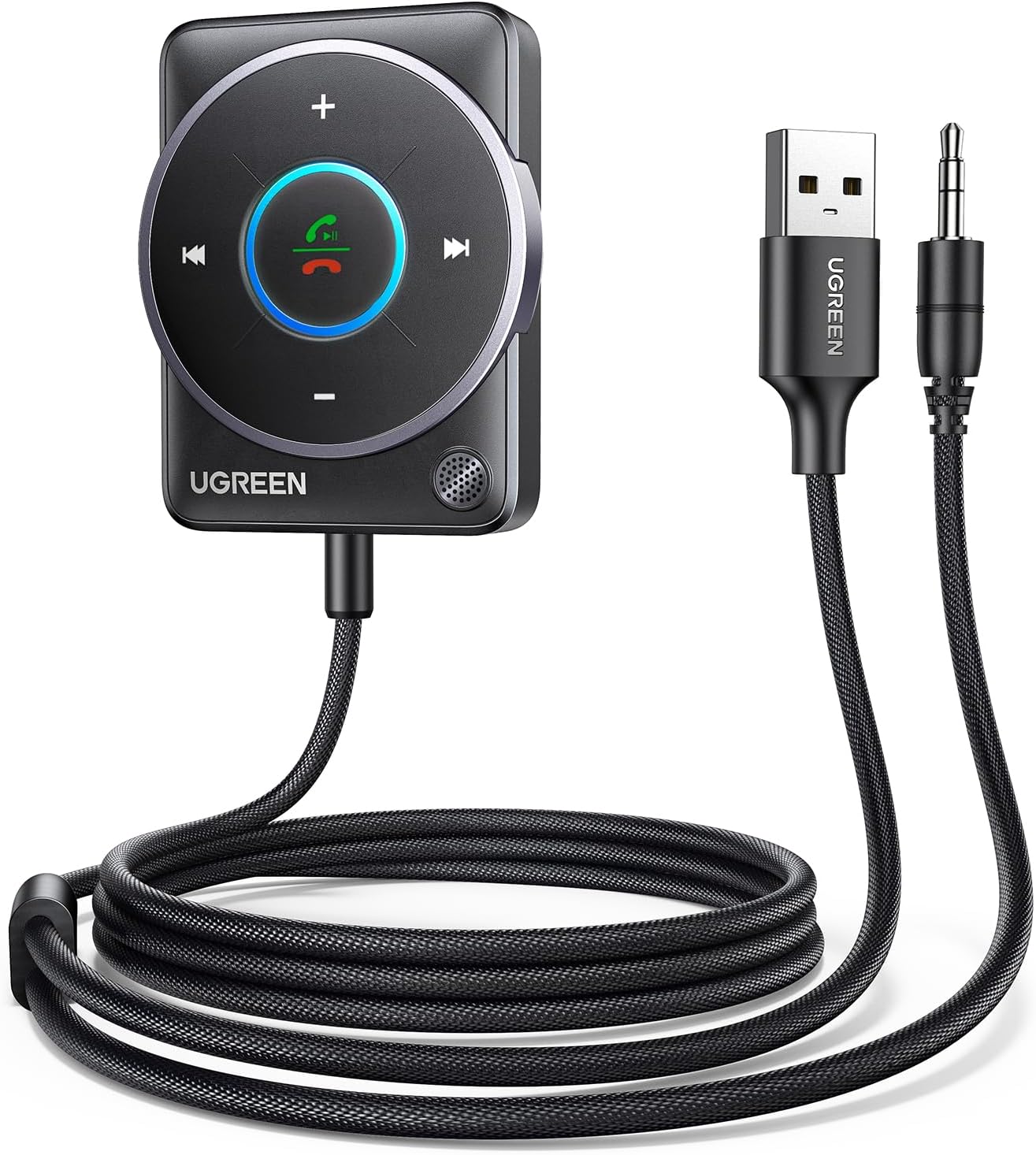UGREEN Aux Bluetooth 5.4 Adapter for Car, Bluetoot...