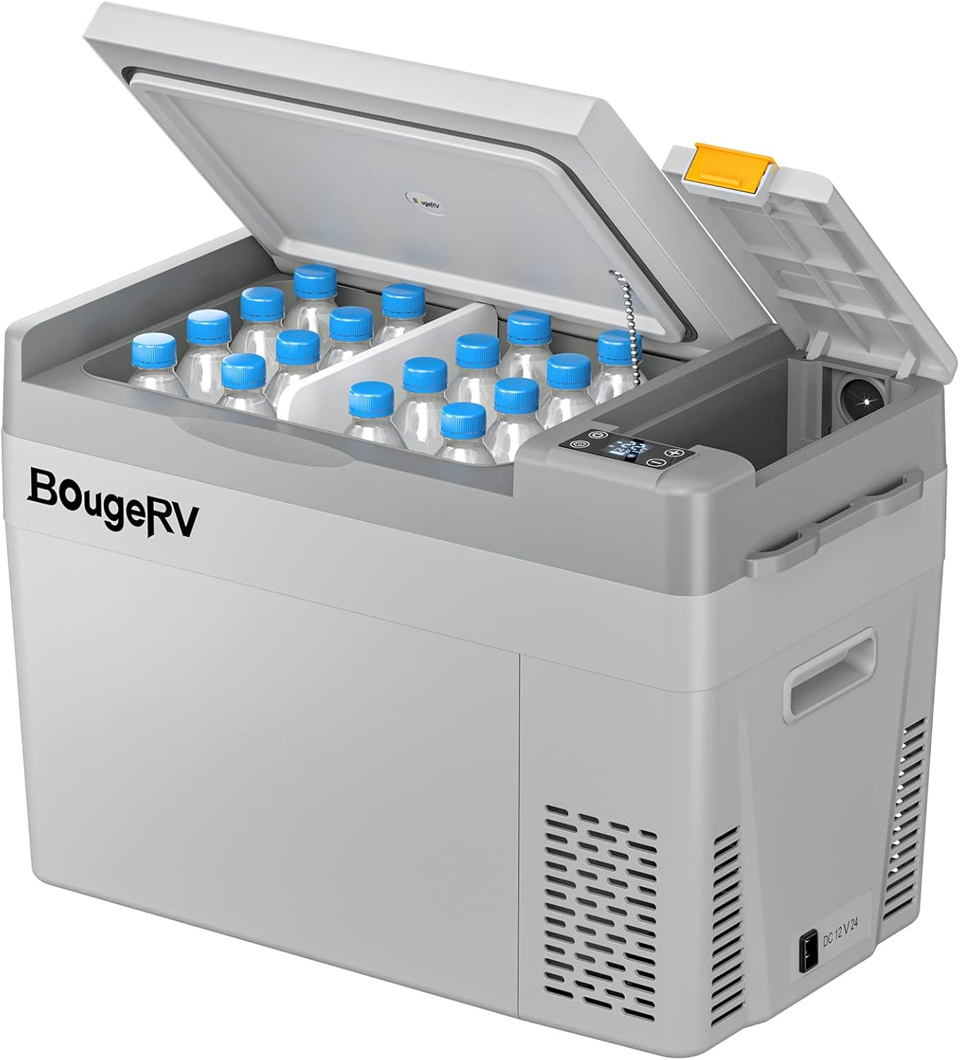 BougeRV 12 Volt Refrigerator, CRPRO 30 Quart 12V Car Fridge, Portable Freezer (-...