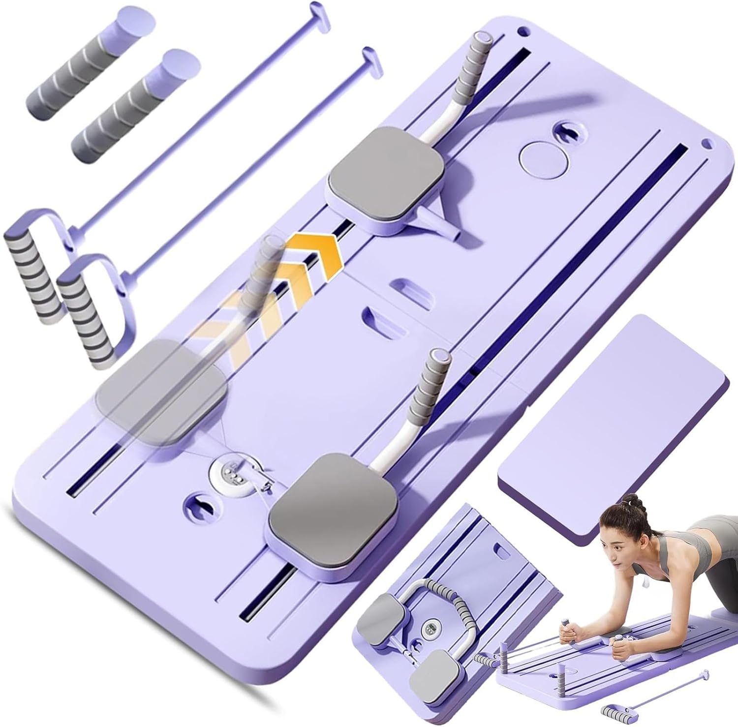 Pilates Board, Multifunctional Abdominal Board, Ab Core Trainer, Ab Trainer Mach...